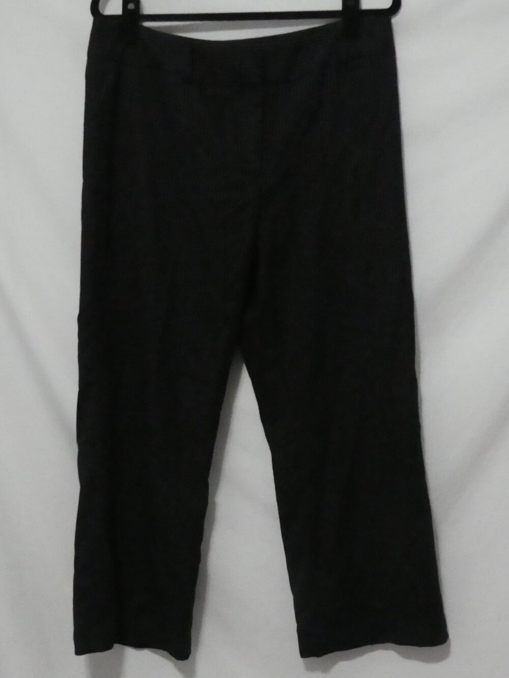 STYLE & CO Stretch Petites Black Striped Dress Pants Trousers Size 14P